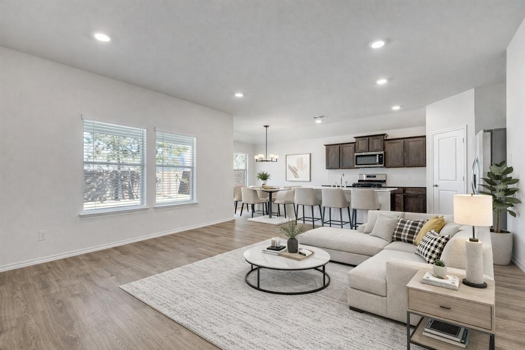 509 Regiment Road Sherman, TX 75090 - Photo 2 of 18 Open concept. Virtually staged.