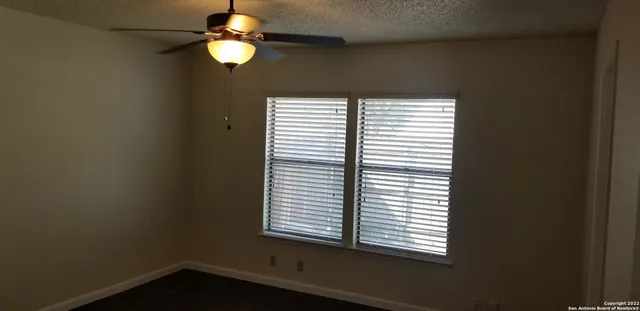 a window in an empty room