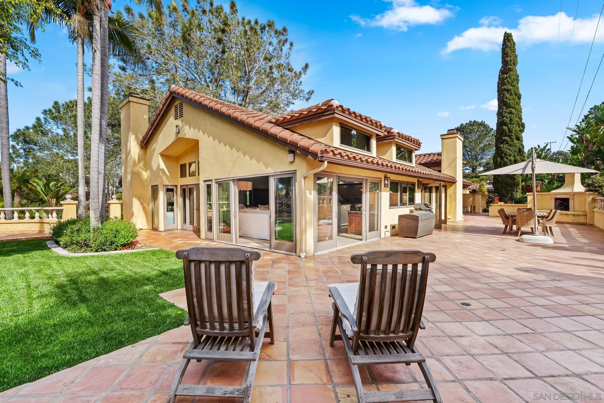 2969 Racetrack View Drive Del Mar, CA 92014 - Photo 41 of 59 a view of a house with backyard and sitting area