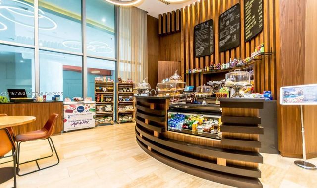 a outdoor space with sitting area