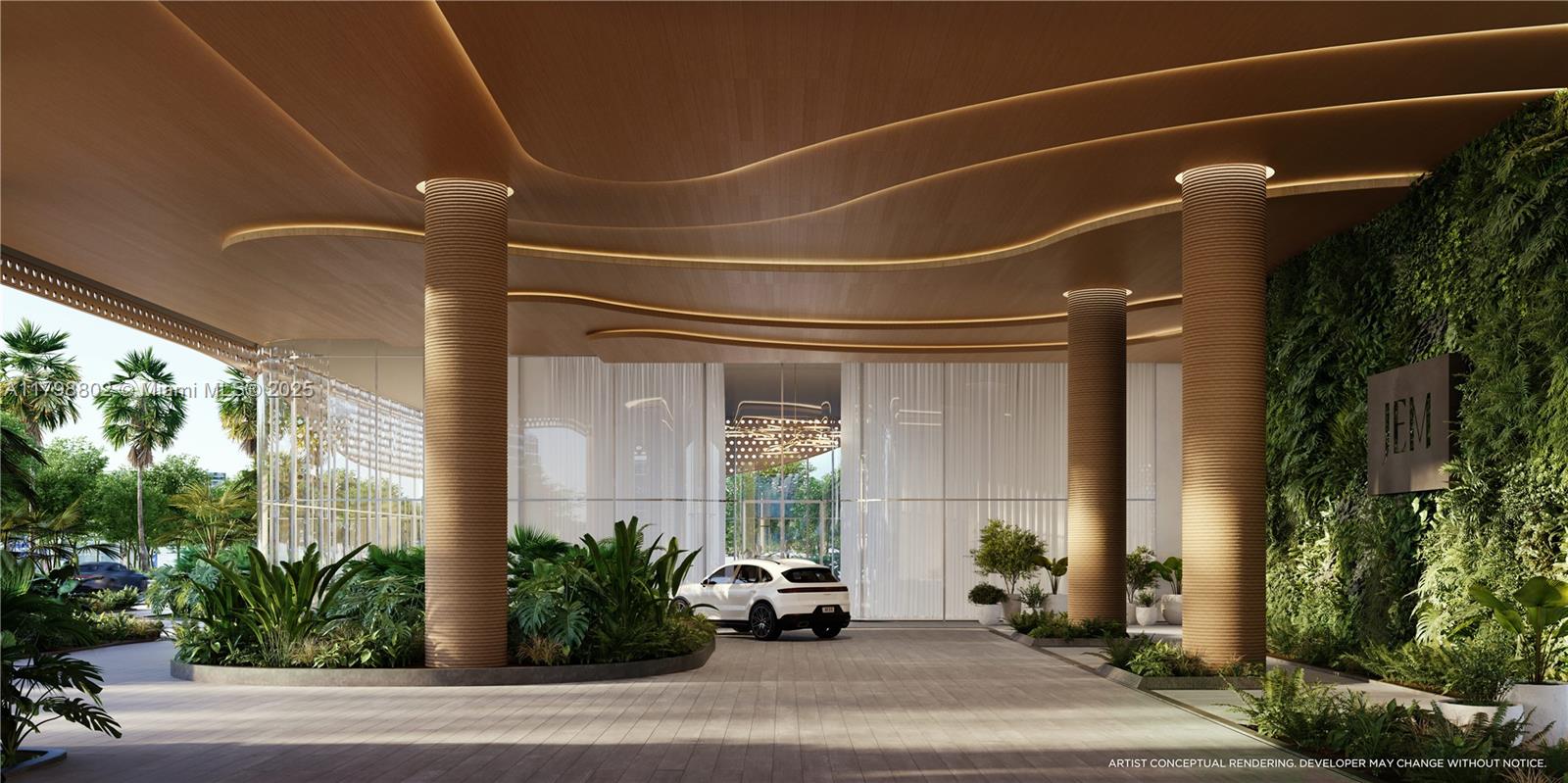 175 Northeast 10th Street, Unit 54B Miami, FL 33132 - Photo 6 of 35 a view of a building with a window and potted plants