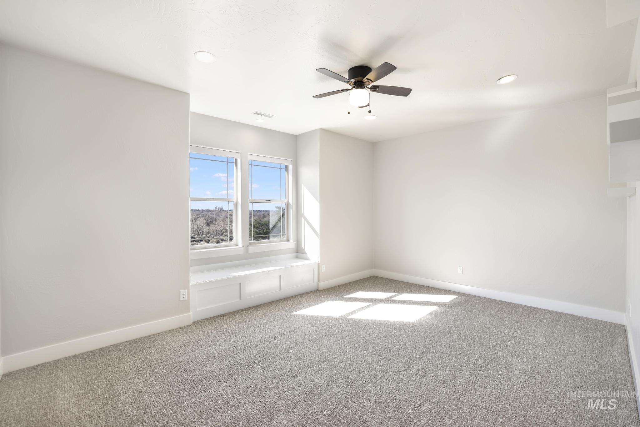 3365 Willow Way Twin Falls, ID 83301 - Photo 29 of 50 Carpeted empty room featuring a ceiling fan and recessed lighting