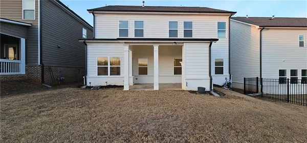a front view of a house with balcony