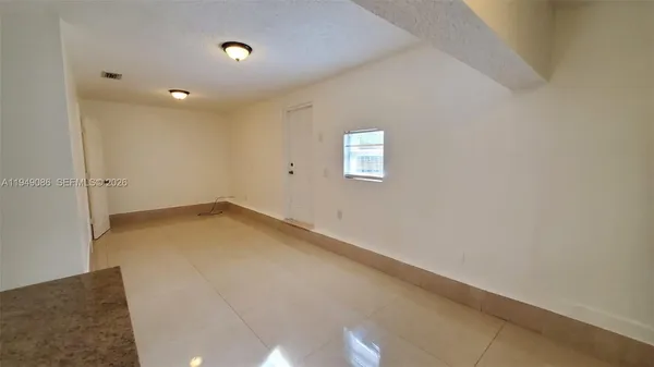 a view of empty room