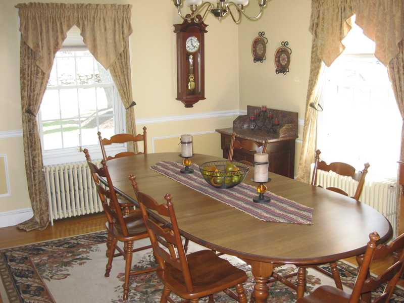 84 Old Great Road North Smithfield, RI 02896 - Photo 6 of 15 Dining Room. Gleaming hardwoods, chair rail and picture frame mouldings