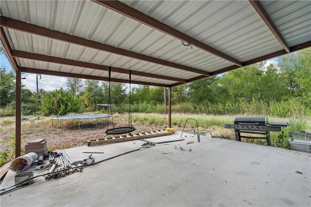 a view of outdoor space with seating area