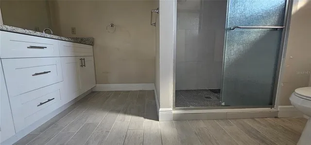 a view of a walk in closet