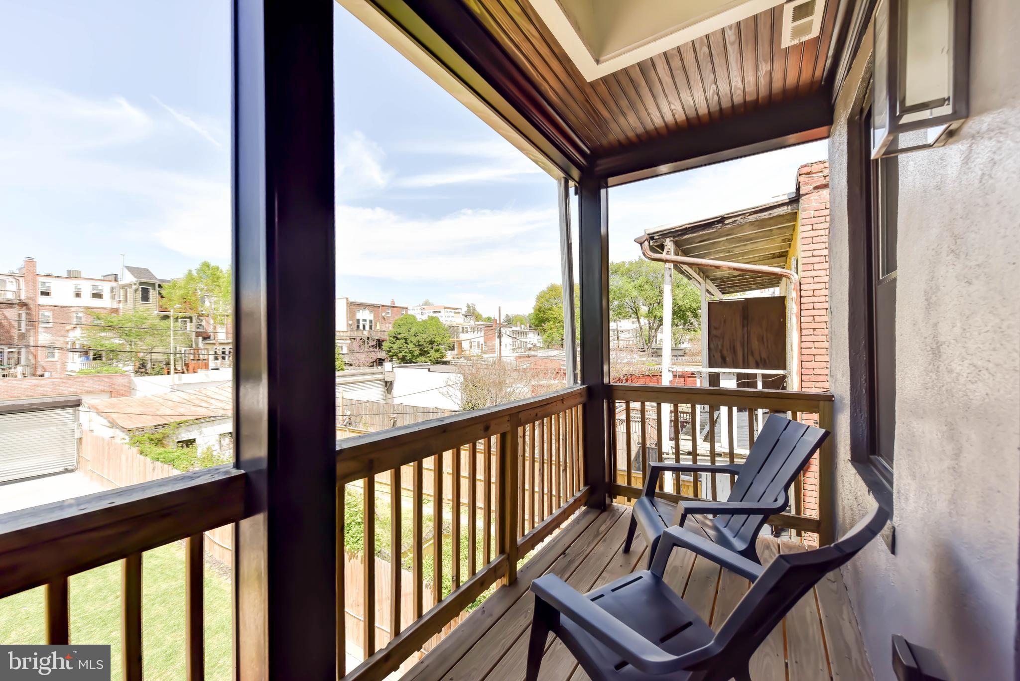 49 Adams Street Northwest Washington, DC 20001 - Photo 20 of 30 Balcony off 3rd Bedroom