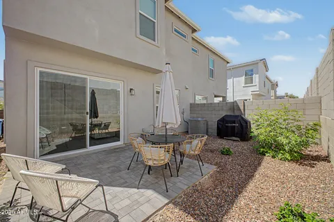 a outdoor space view with a sitting space