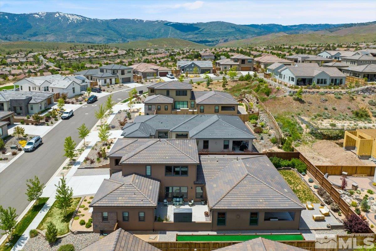 8773 Larkhaven Trail Reno, NV 89523 - Photo 37 of 38 an aerial view of residential houses and city street