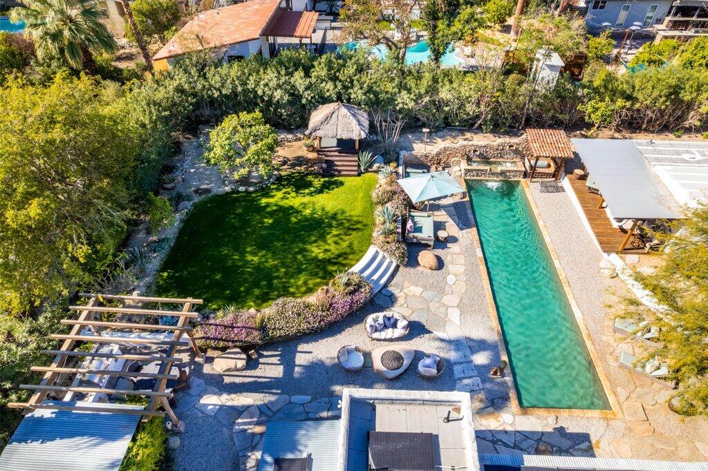 71607 Sahara Road Rancho Mirage, CA 92270 - Photo 88 of 118 SA - 37.jpg-drone pool -grass