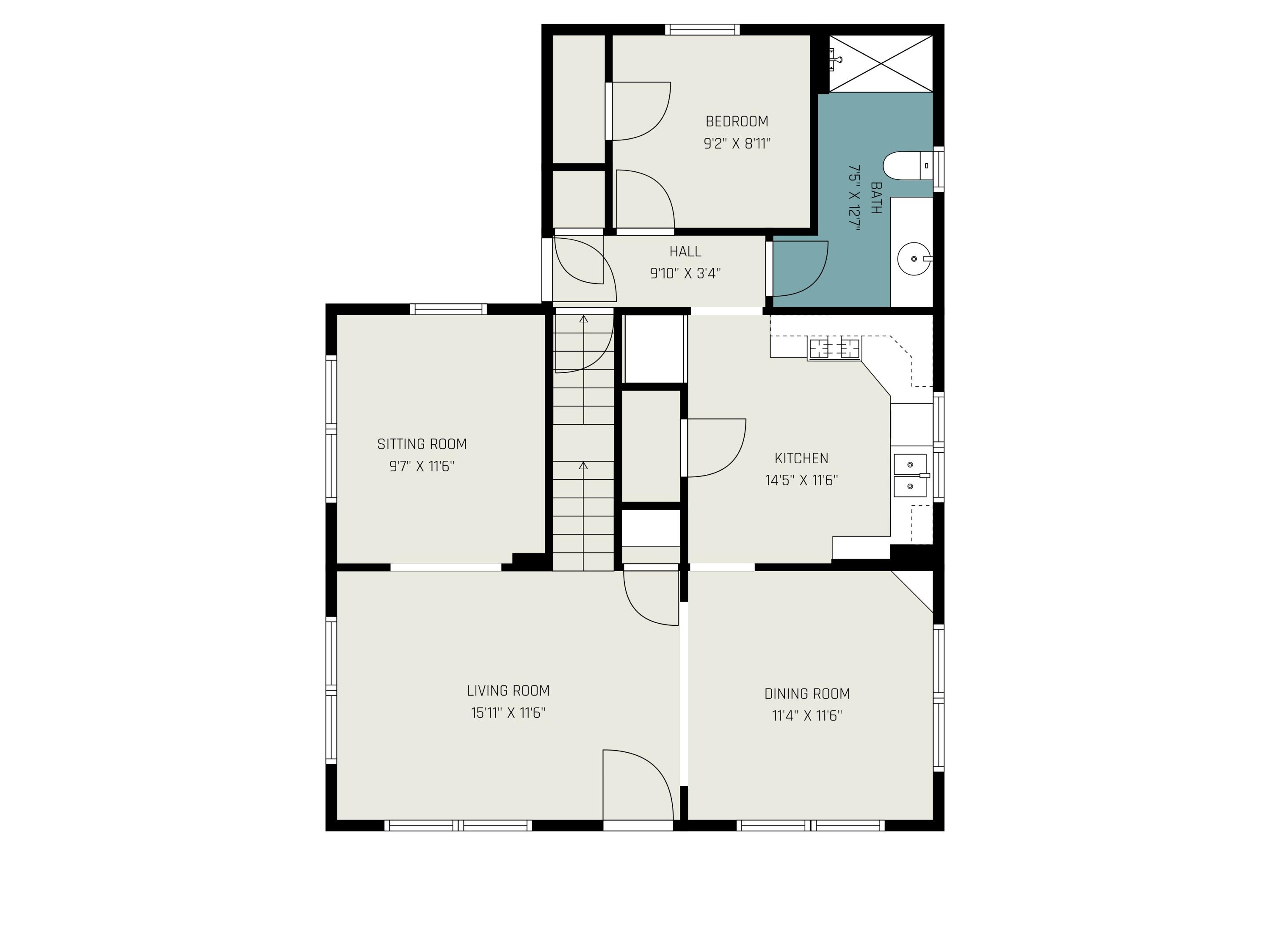 123 Teft Road Spring Arbor, MI 49283 - Photo 22 of 24 Main Level Floor Plan