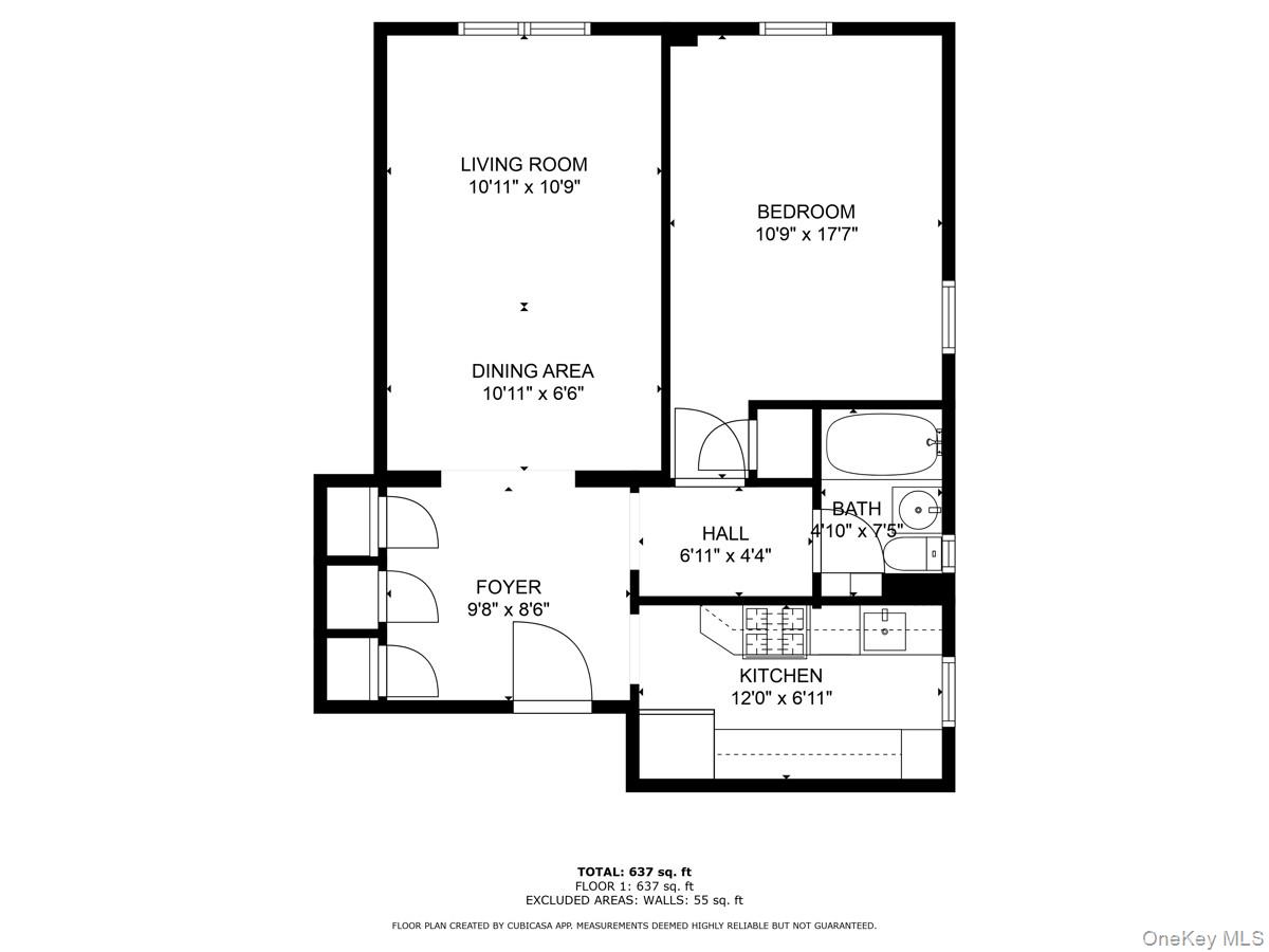 142 Garth Road, Unit 2H Scarsdale, NY 10583 - Photo 14 of 14 View of floor plan / room layout