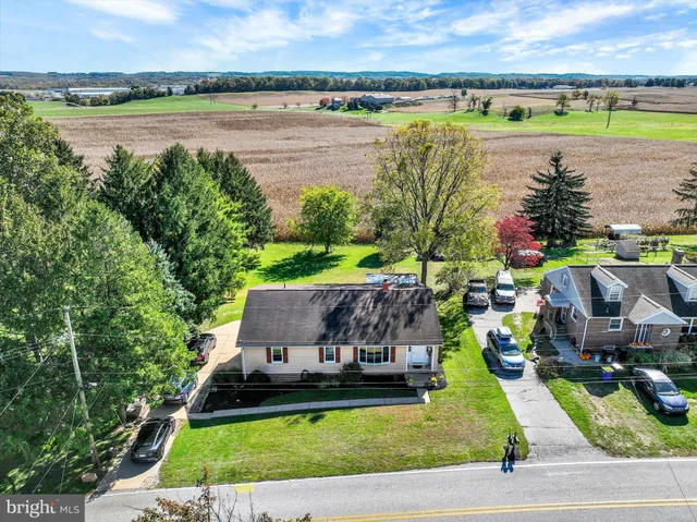 a view of a lake with outdoor space
