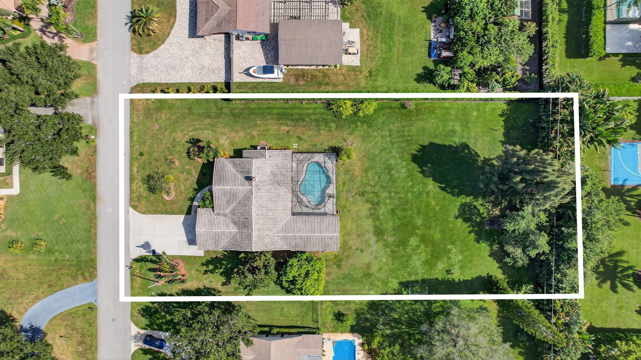 13150 Southwest 16th Court Davie, FL 33325 - Photo 51 of 59 an aerial view of a house with a garden