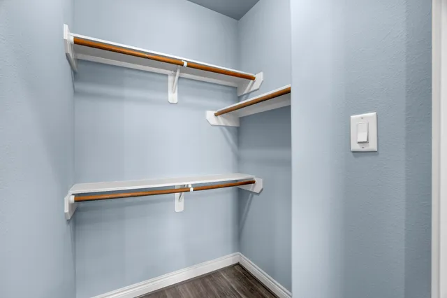 a close up view of racks