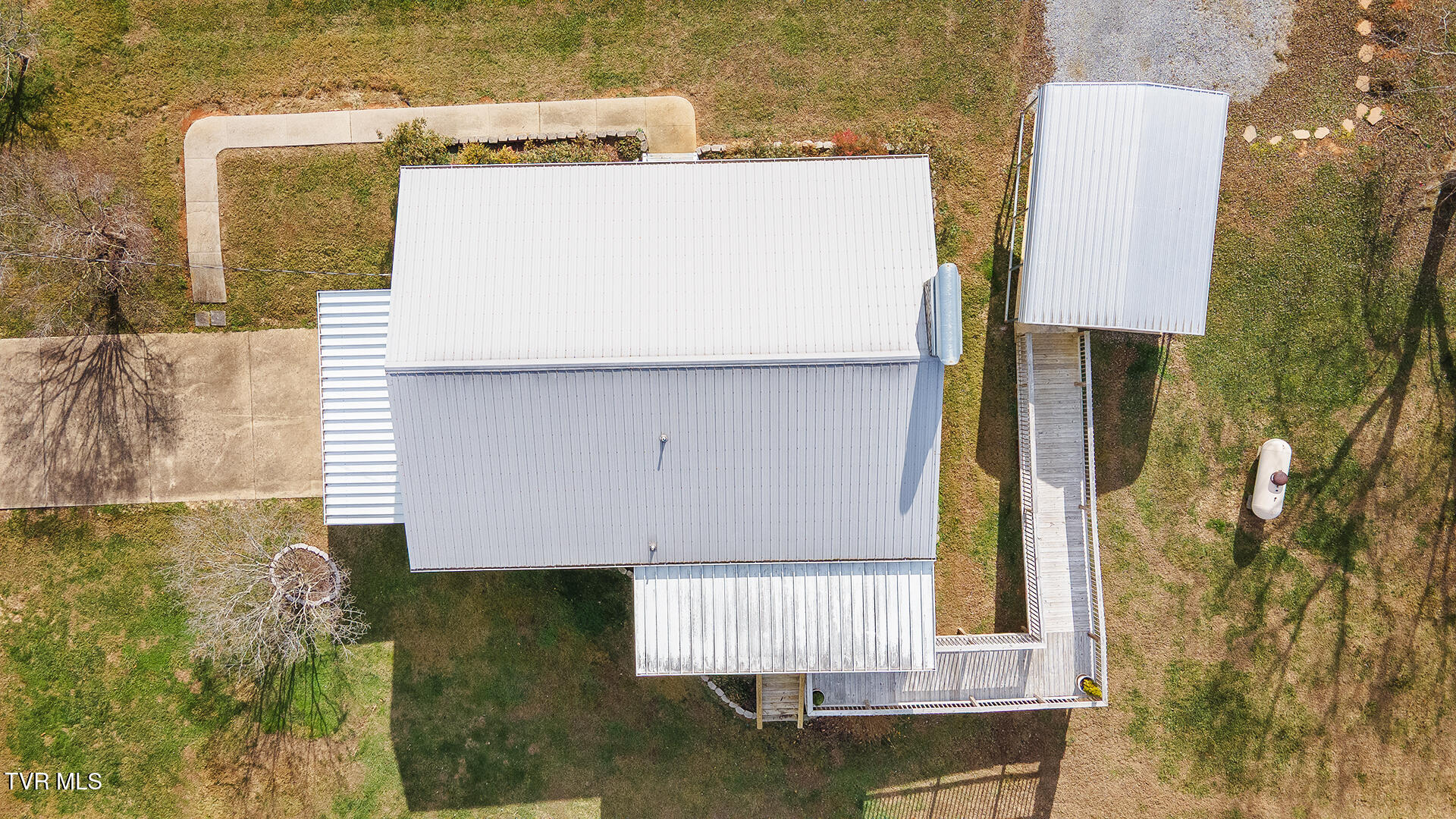 4120 West Allens Bridge Road Greeneville, TN 37743 - Photo 12 of 47 Aerial View roof of home