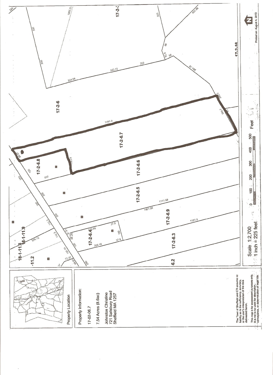 721 Salisbury Road Sheffield, MA 01257 - Photo 14 of 14 Map