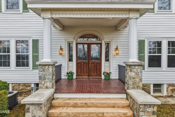 a view of an entryway door
