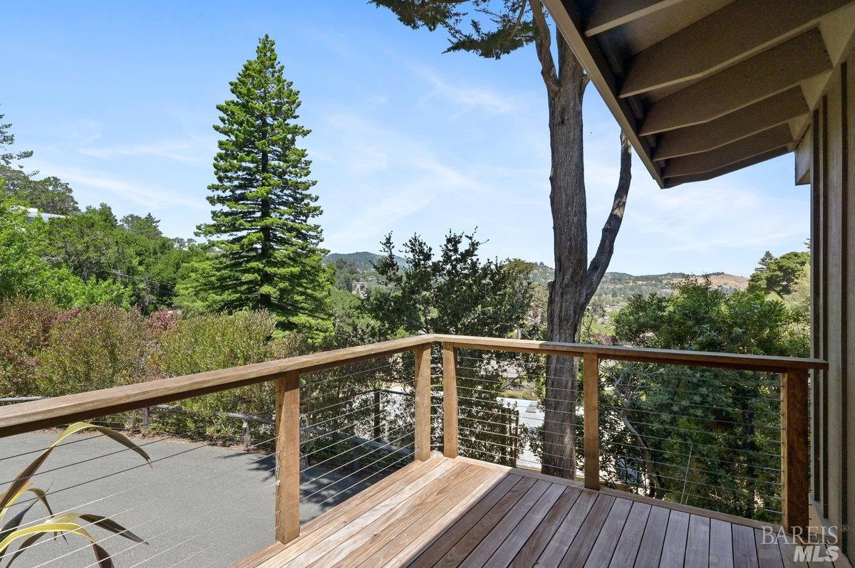 216 Reed Street Mill Valley, CA 94941 - Photo 5 of 17 a view of balcony with trees
