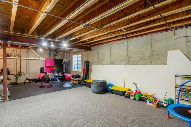 a view of storage and utility room