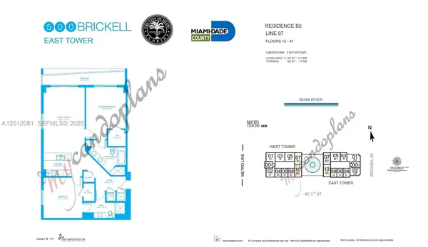 $4,300 | 500 Brickell Avenue, Unit 3807, Miami, FL 33131