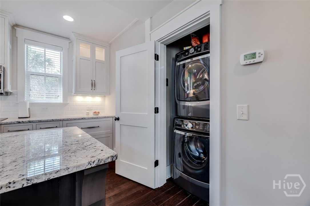 36 Oldfield Village Road Bluffton, SC 29909 - Photo 55 of 74 Stacked laundry closet in the cottage