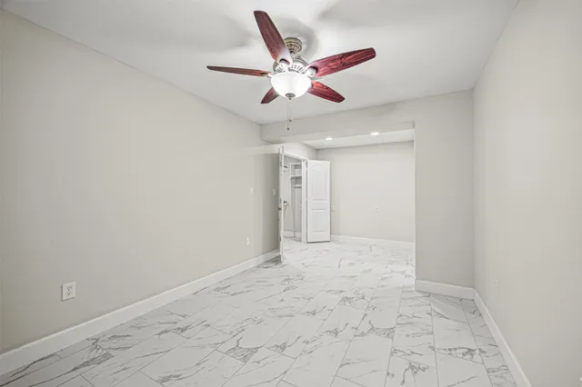 a view of an empty room