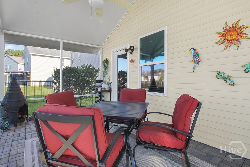 153 Hamilton Grove Drive Pooler, GA 31322 - Photo 28 of 38 Screened Patio