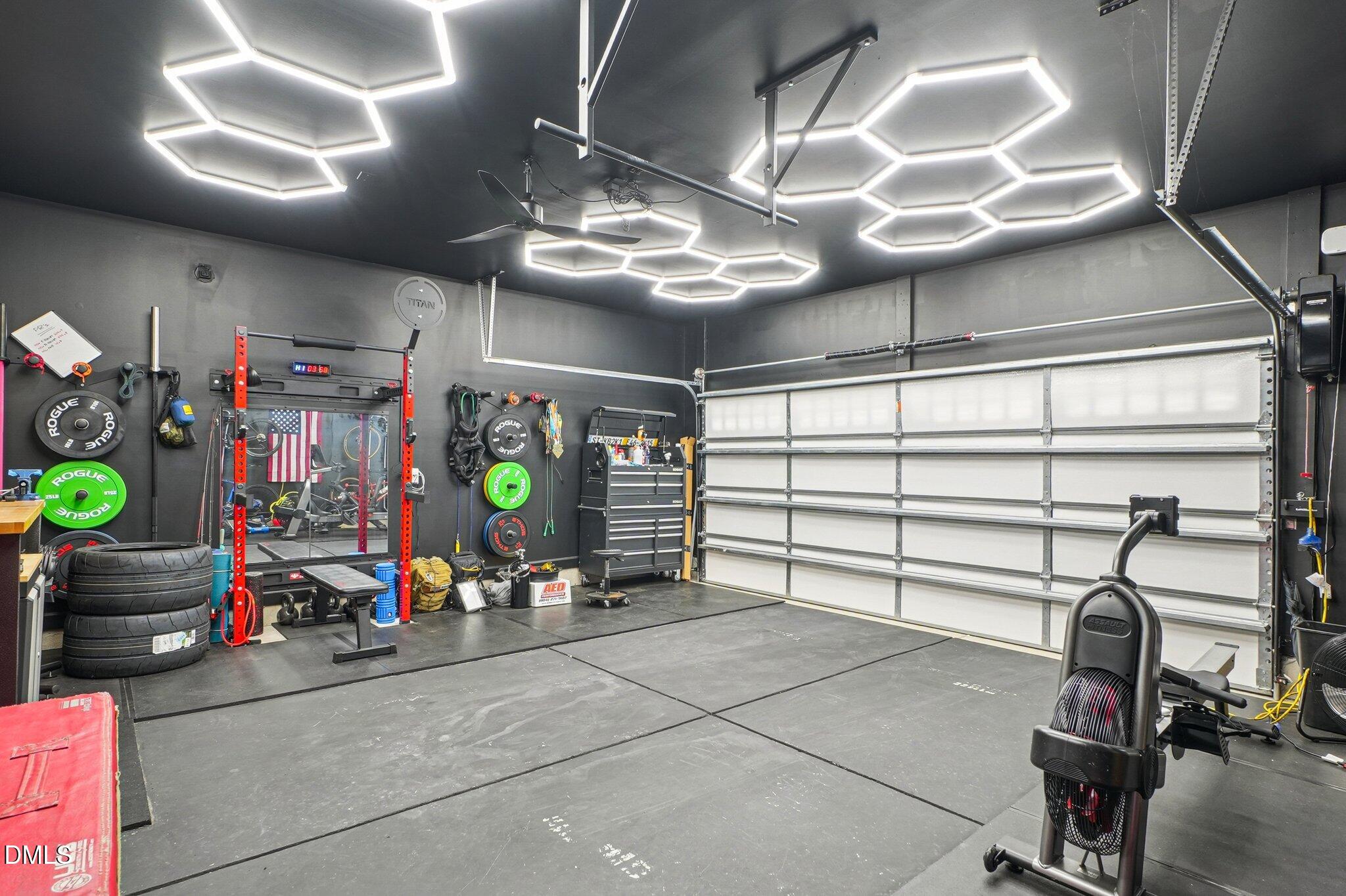 4822 Cypress Tree Lane Raleigh, NC 27612 - Photo 19 of 28 a view of a room with gym equipment