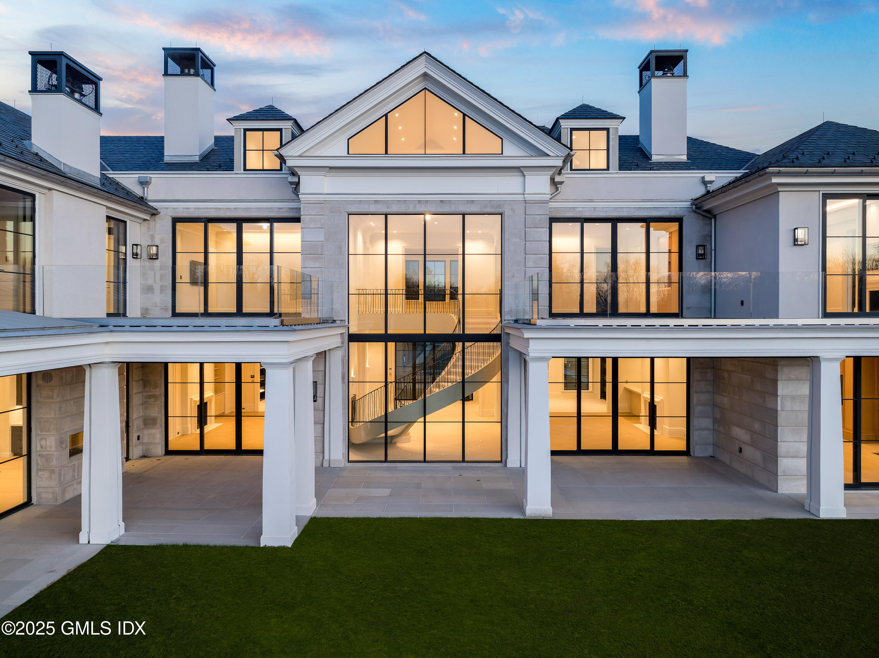 214 Clapboard Ridge Road Greenwich, CT 06831 - Photo 5 of 7 front view of house with a yard