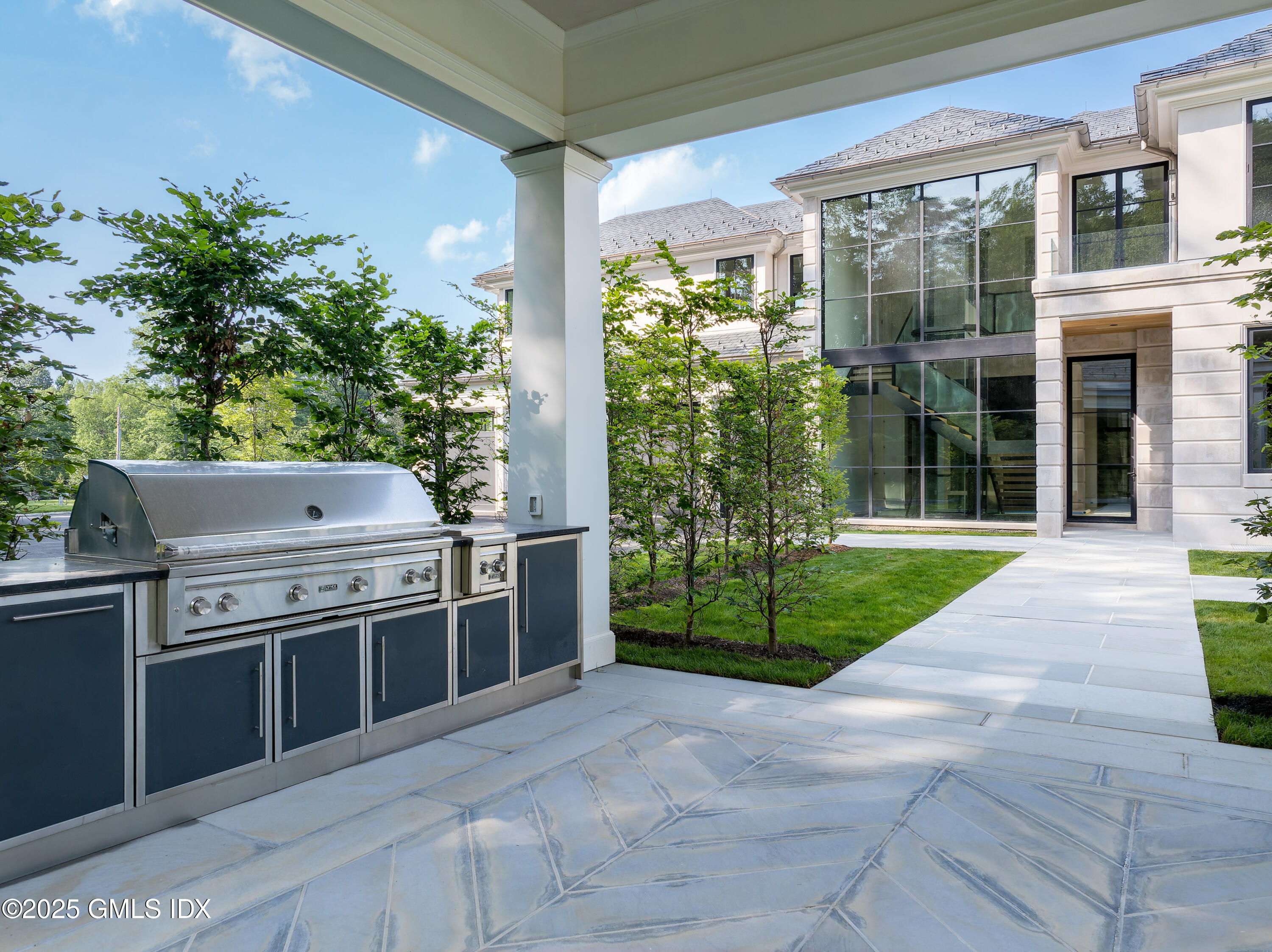 214 Clapboard Ridge Road Greenwich, CT 06831 - Photo 6 of 7 a view of a house with backyard and porch