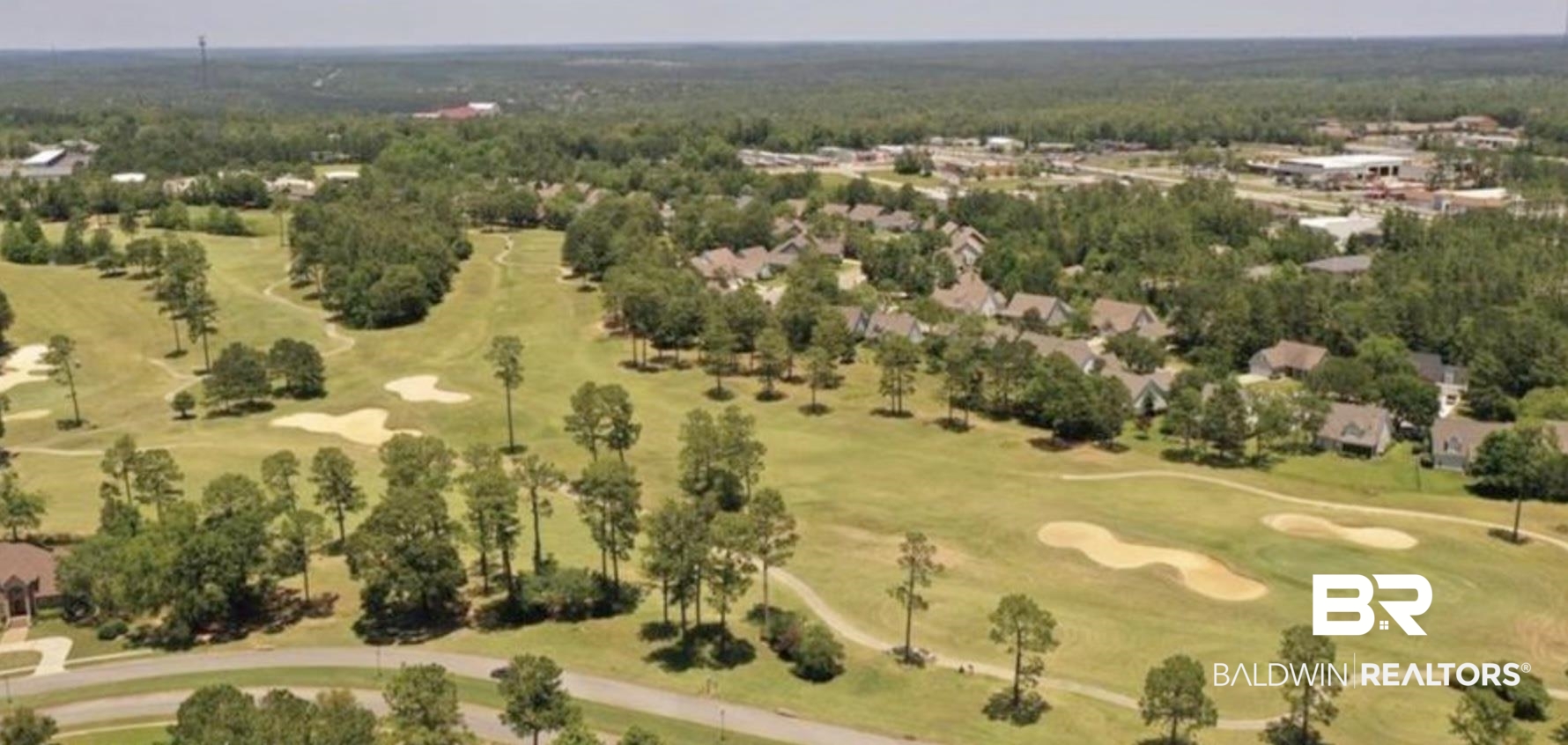8137 Pine Run Daphne, AL 36527 - Photo 57 of 67 Expansive golf course setting featuring green fairways, sand traps, and mature trees