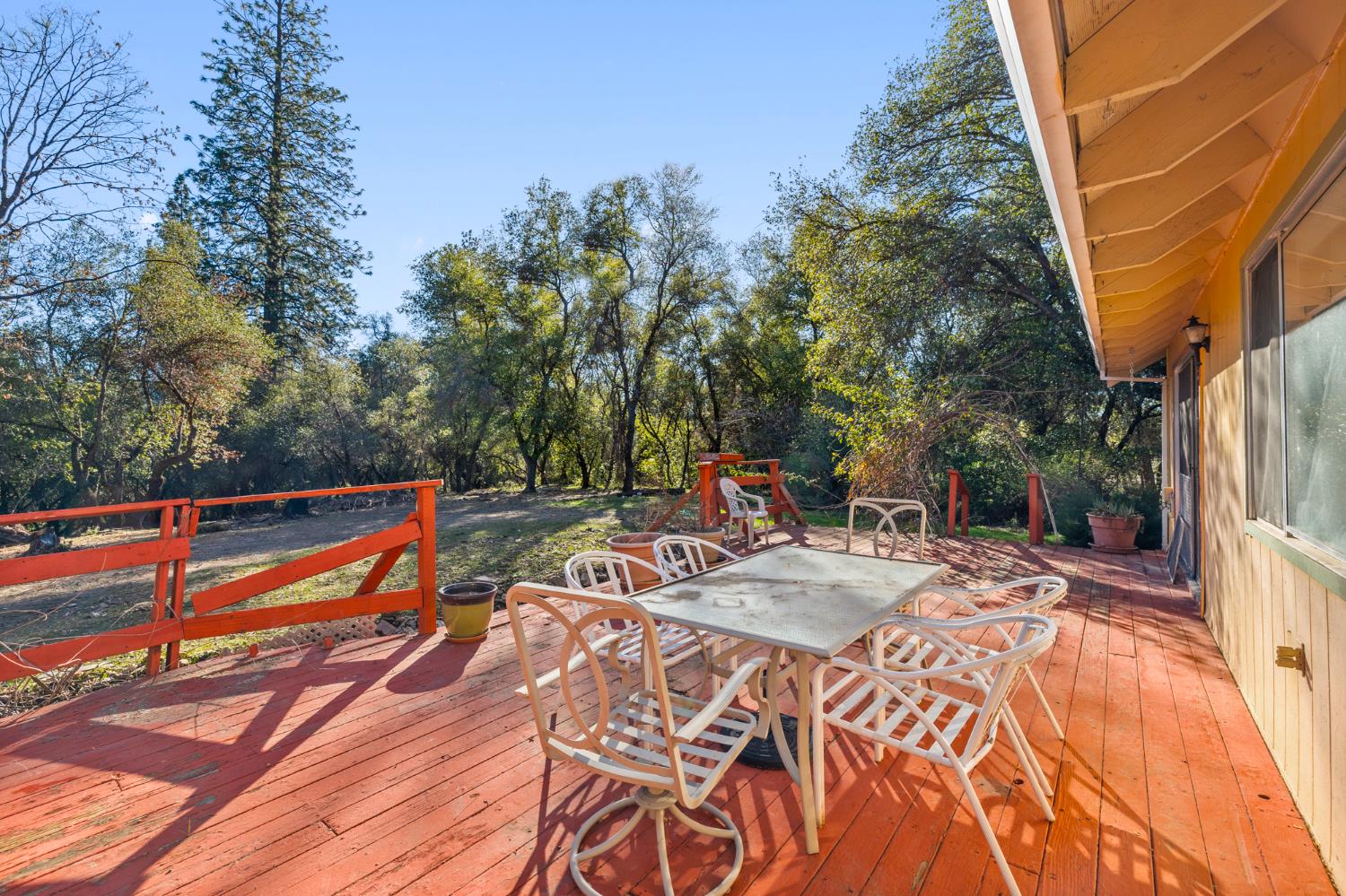 1480 Pennsylvania Gulch Road Murphys, CA 95247 - Photo 8 of 31 a view of backyard with swimming pool and seating space