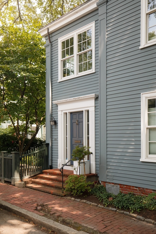 20 Brown Street Cambridge, MA 02138 - Photo 21 of 21 a front view of a house with a yard