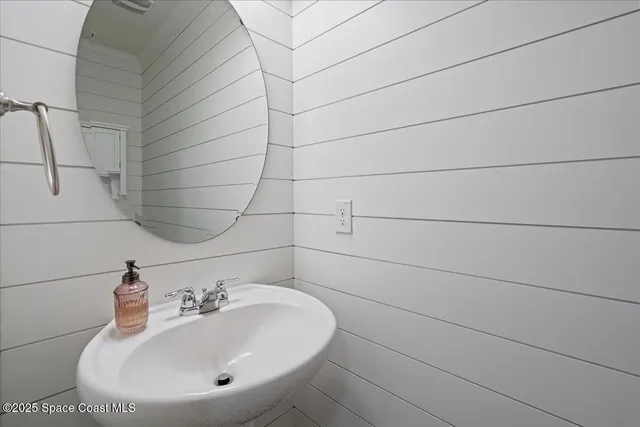 a bathroom with a sink