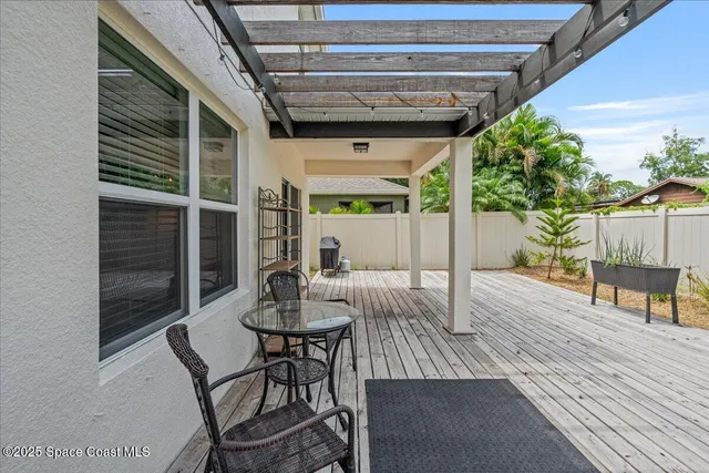 a outdoor space with furniture