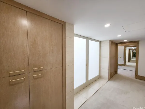 a view of empty room