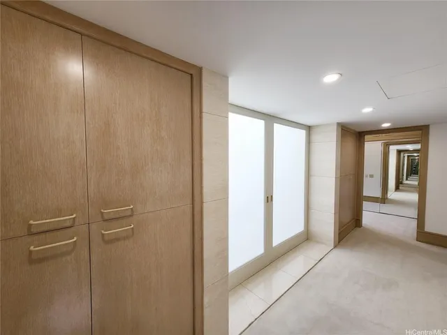 a view of empty room