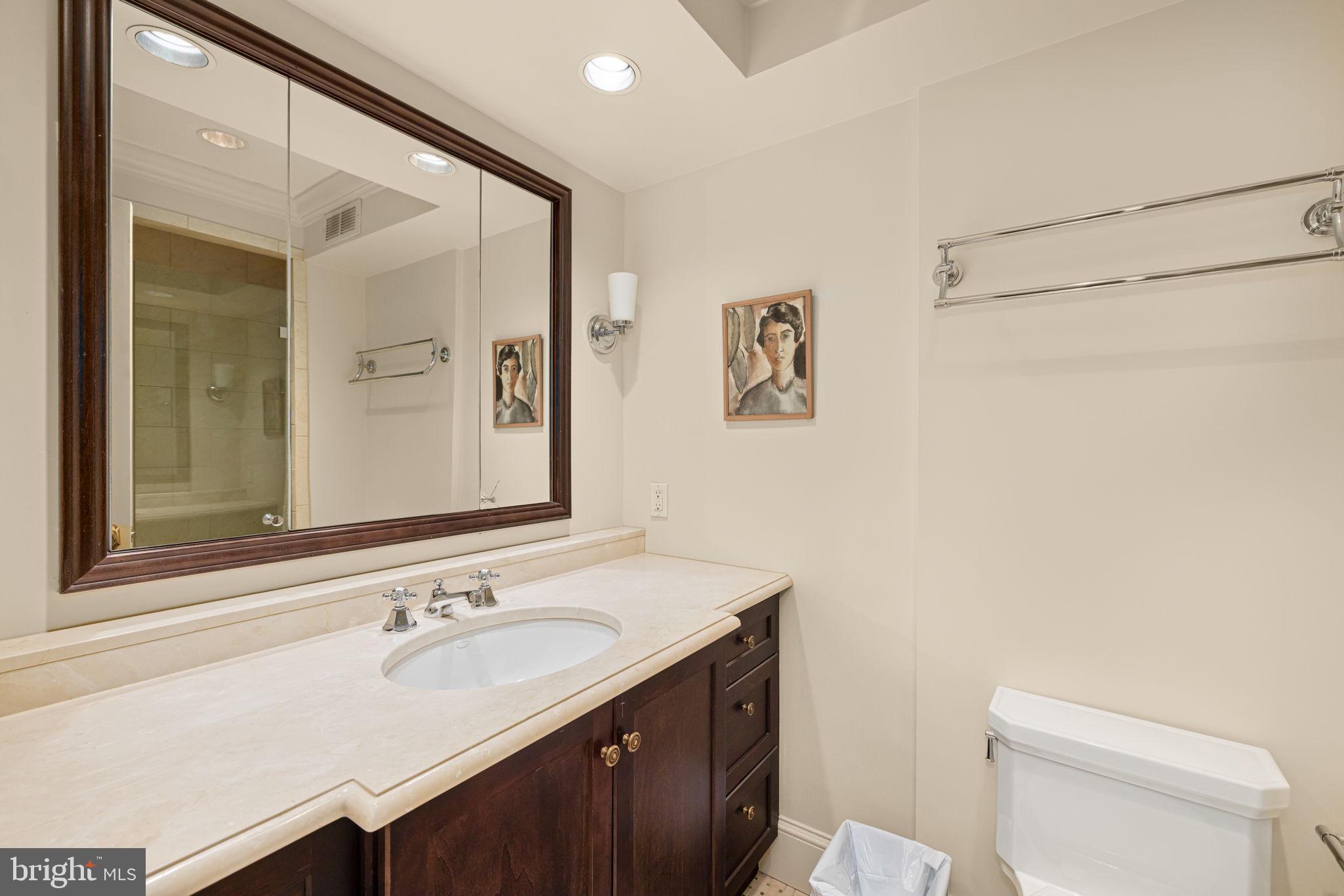 2700 Calvert Street Northwest, Unit 817 Washington, DC 20008 - Photo 34 of 64 a bathroom with a sink and a mirror