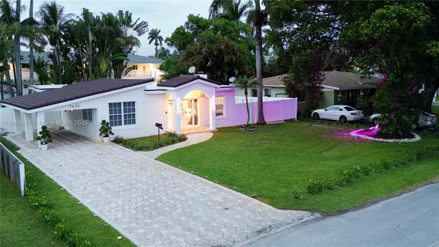 a aerial view of a house