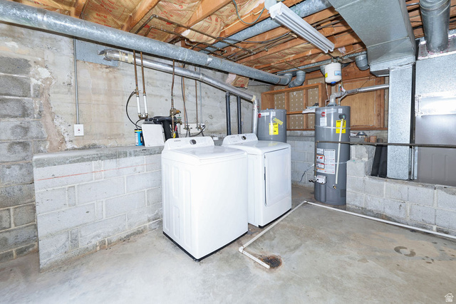 1272 Cook Street Ogden, UT 84404 - Photo 30 of 46 Utility area featuring exposed concrete block walls and a concrete floor