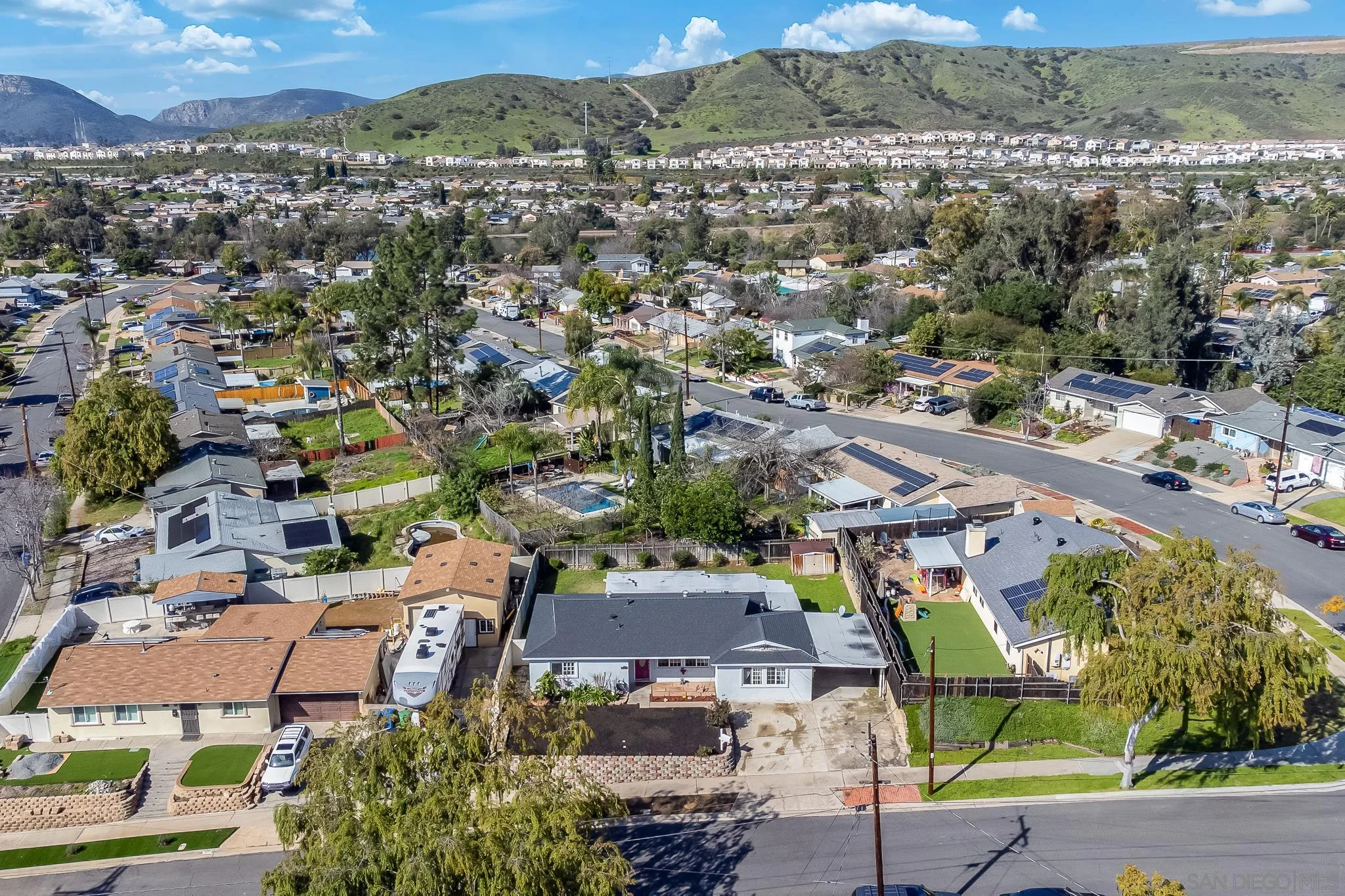 9780 Highdale Road Santee, CA 92071 - Photo 18 of 20 an aerial view of a city