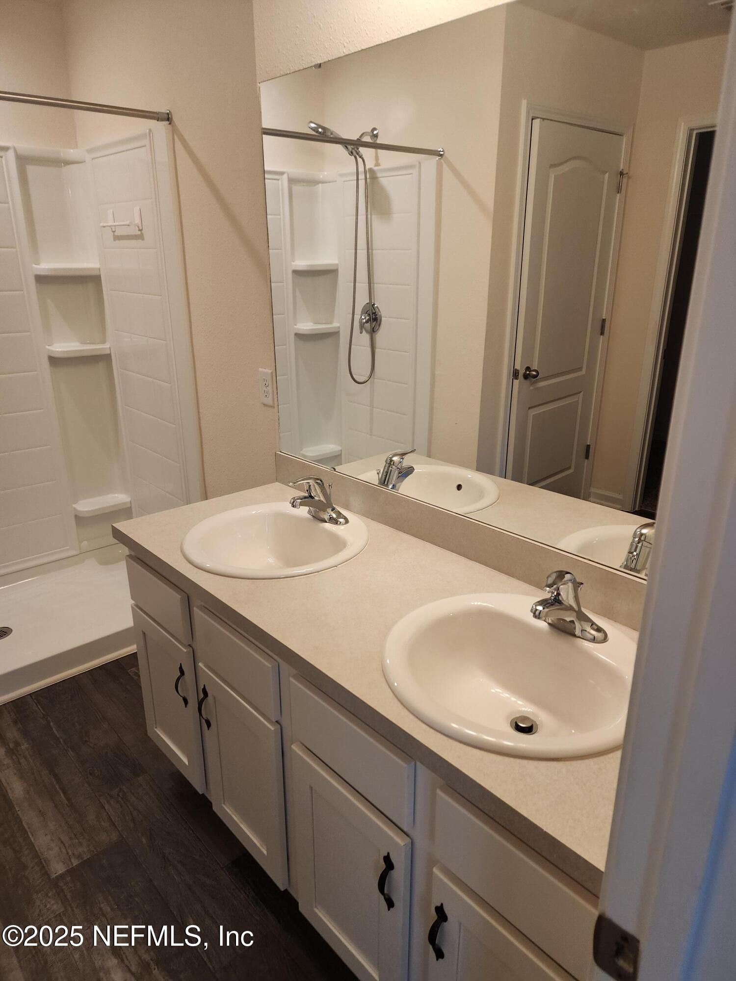 2295 Falling Star Ln Green Cove Springs Green Cove Springs, FL 32043 - Photo 19 of 24 a bathroom with a sink and a mirror