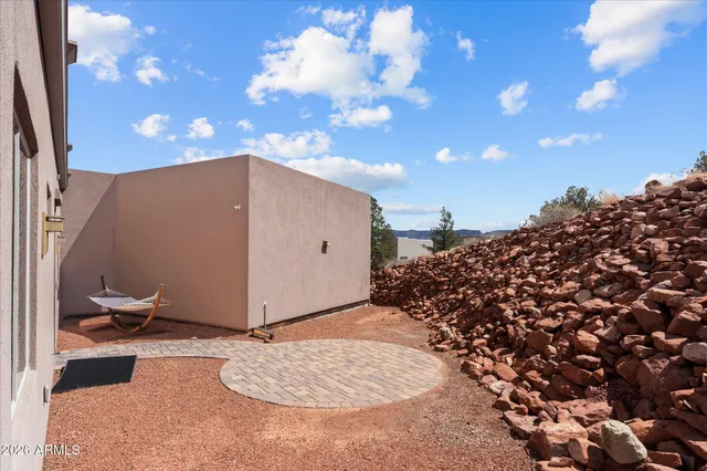 a view of a door front of a building