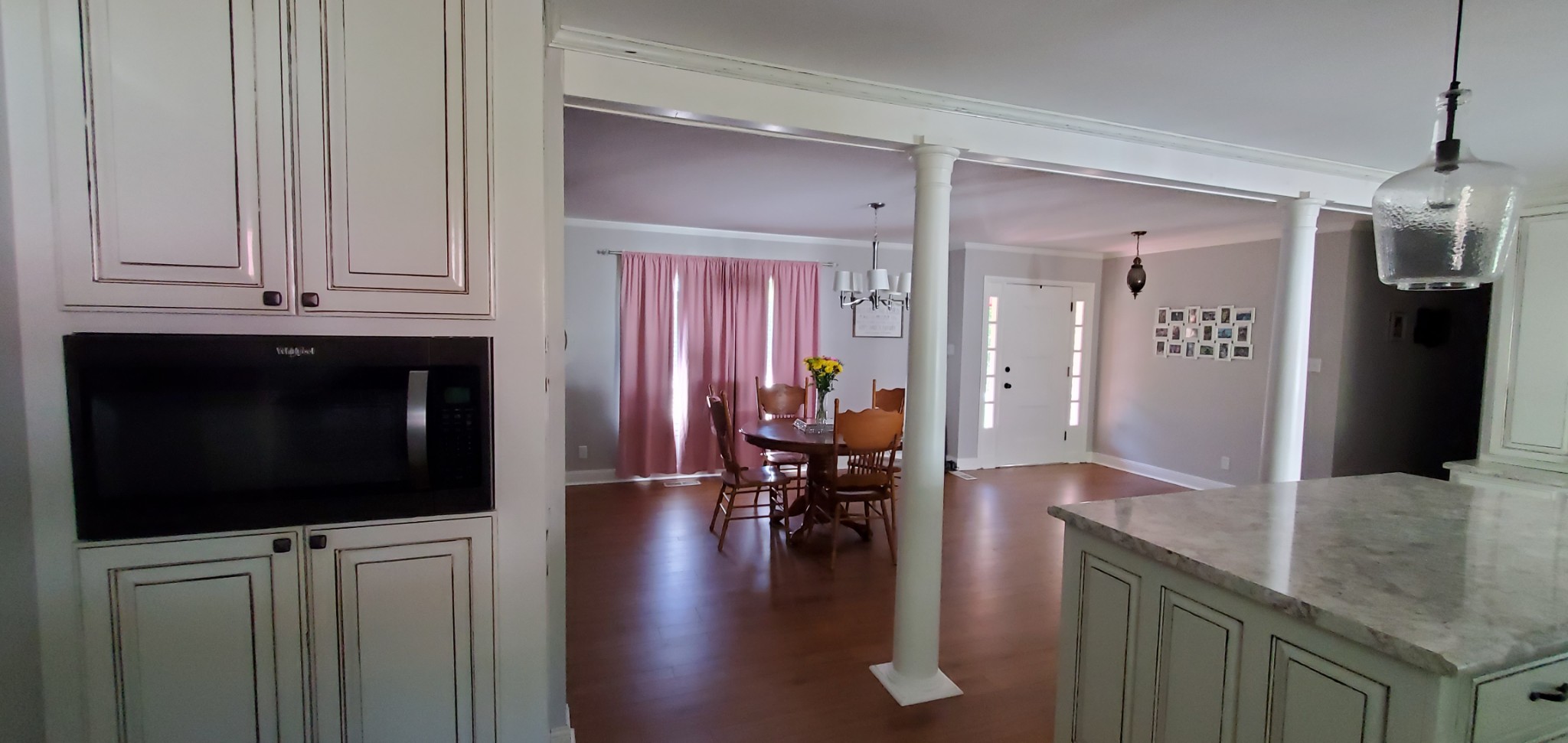 1915 Crescentview Road Pulaski, TN 38478 - Photo 14 of 28 a living room with stainless steel appliances furniture a fireplace and a flat screen tv