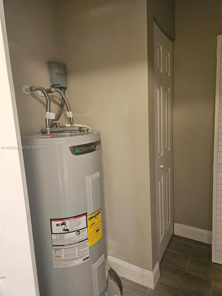 3906 Northwest 207 St Road, Unit 3906 Miami Gardens, FL 33055 - Photo 24 of 26 a room with storage and utility