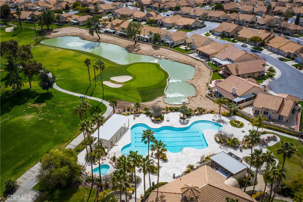 1318 South Bay Hill Road Banning, CA 92220 - Photo 30 of 53 an aerial view of residential house with outdoor space and swimming pool