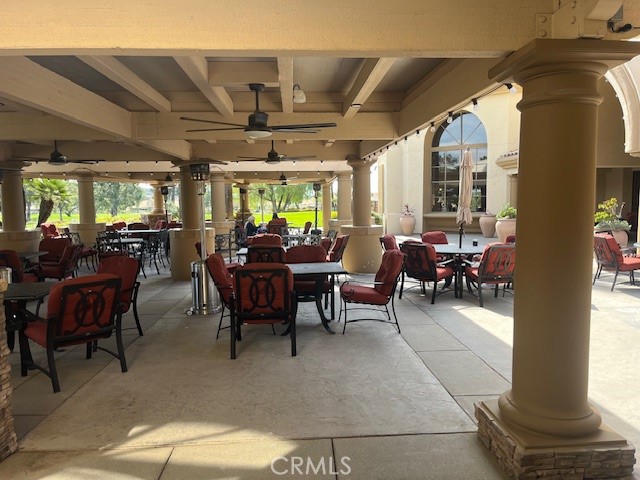 1318 South Bay Hill Road Banning, CA 92220 - Photo 40 of 53 a view of a dining room with furniture window and outside view