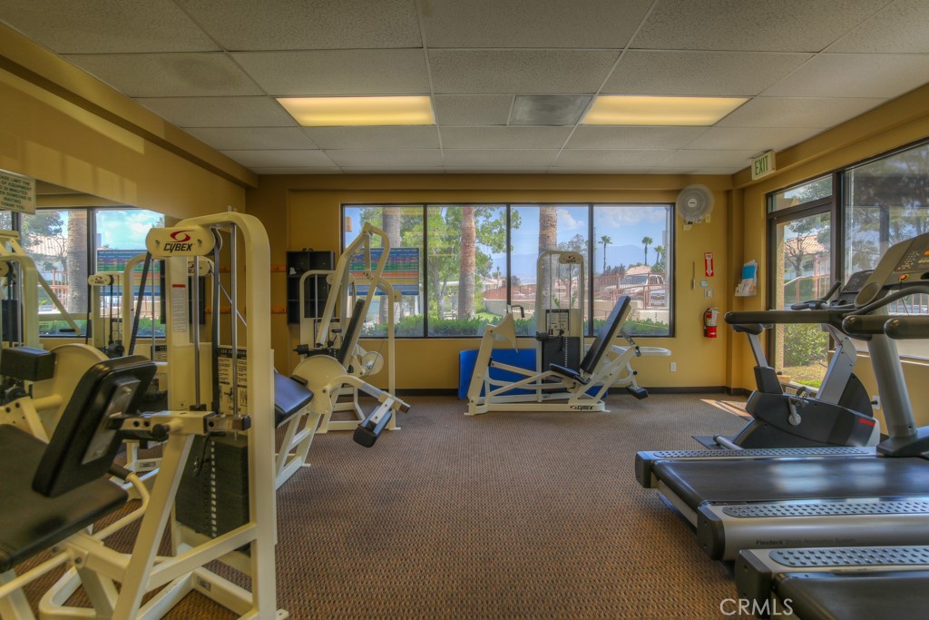 1318 South Bay Hill Road Banning, CA 92220 - Photo 46 of 53 a view of a room with gym equipment